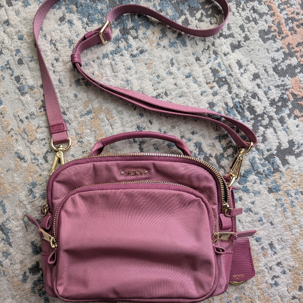 Tumi Crossbody Bag in Mauve